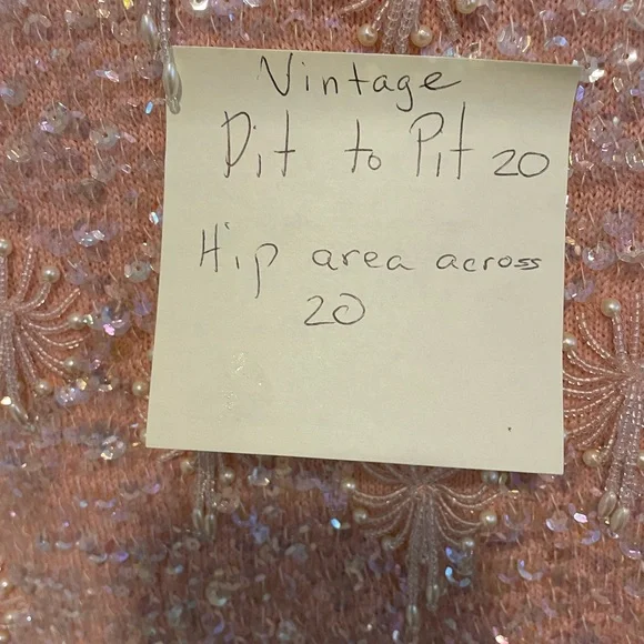 Monet Pink Beaded Women's Top - Picture 5 of 5